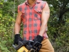 As a Lumberjack in Chainsaw (photo by Brian Mills)